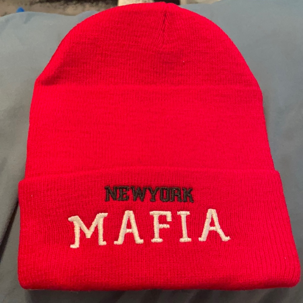 Red New York Mafia Hat